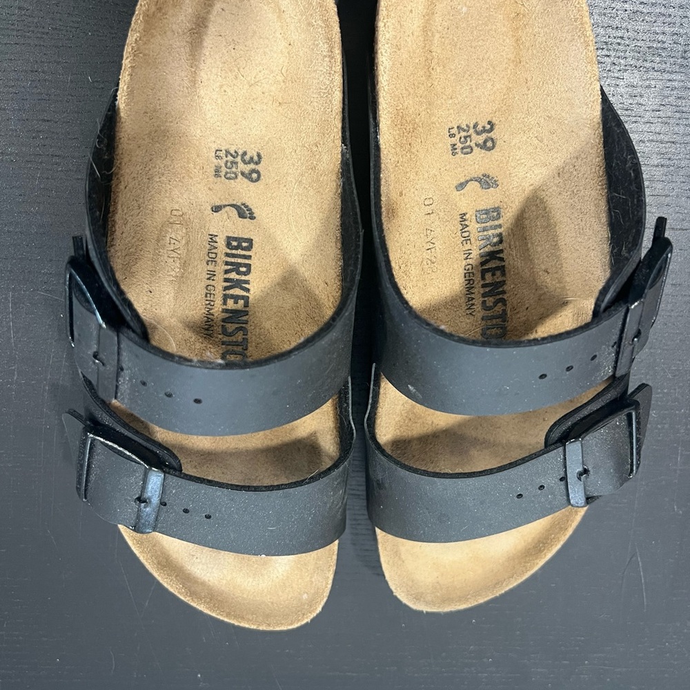 Birkenstock Black Double-Strap Sandals
